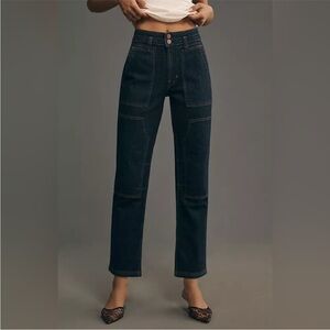 Pilcro Midnight Blue Cropped Jeans